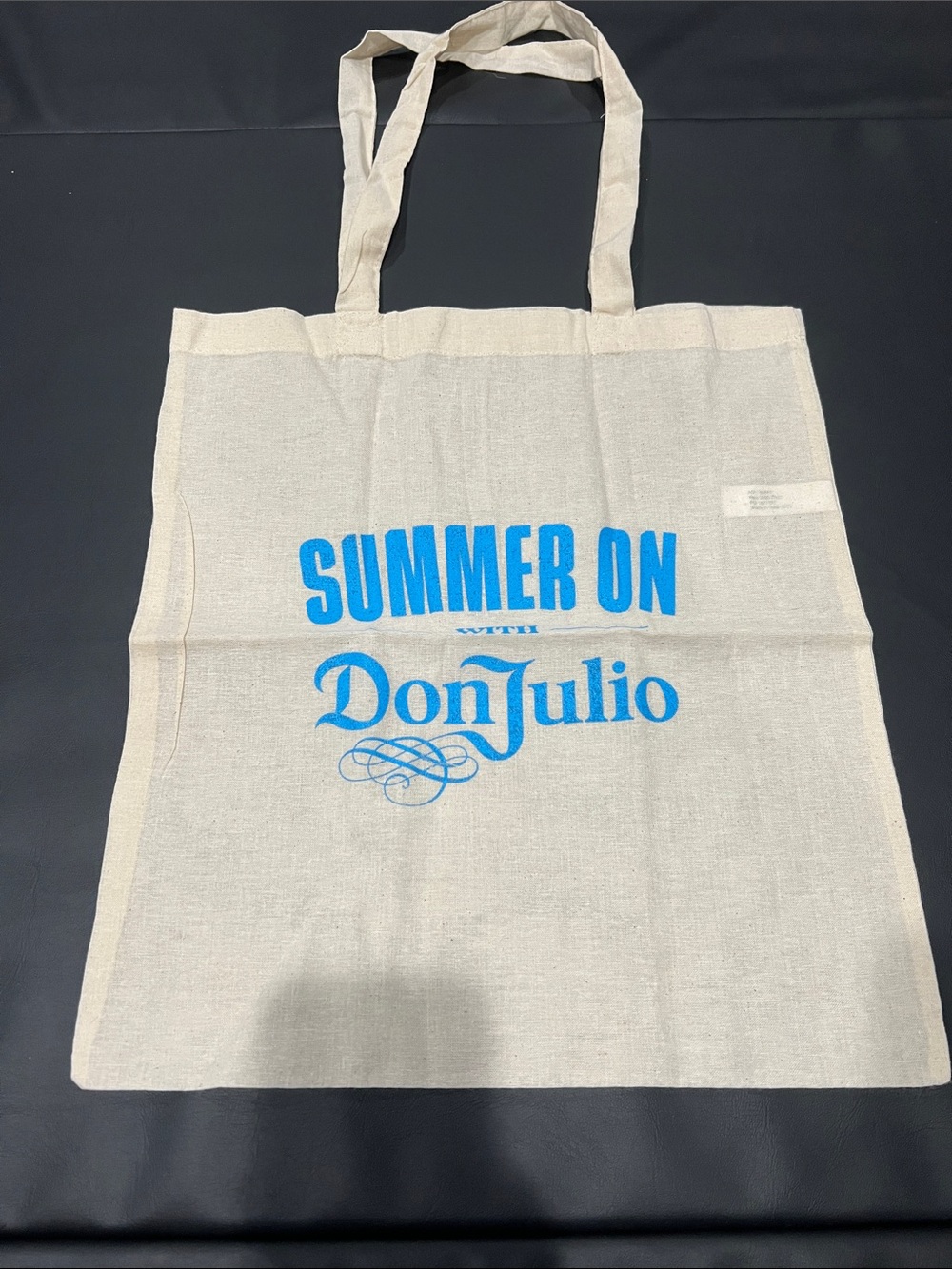 DON JULIO 'Summer On' Canvas Tote - Natural with Blue Logo